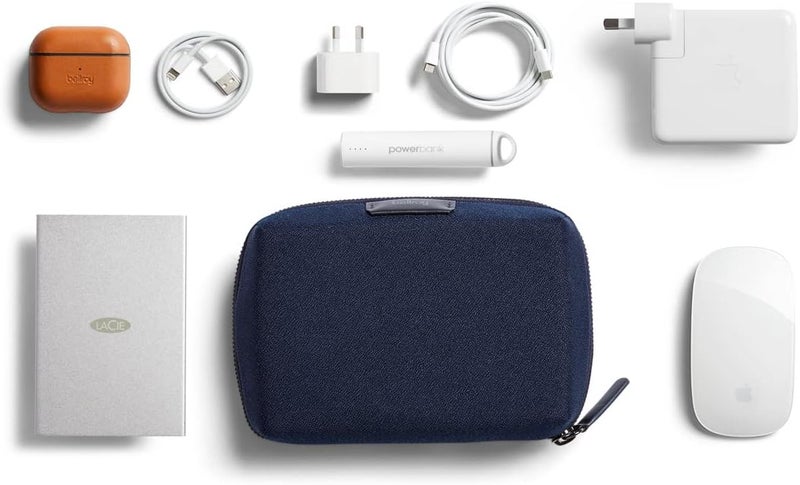 Bellroy Tech Kit Compact (charger, cables, mouse, power bank, USB sticks, dongles) - Navy - Image 4