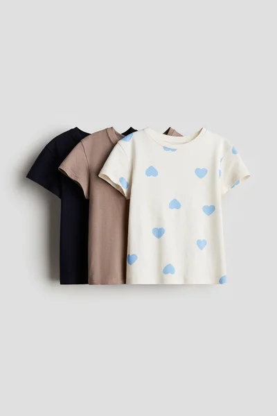 H&M 3-Pack Cotton Tops
