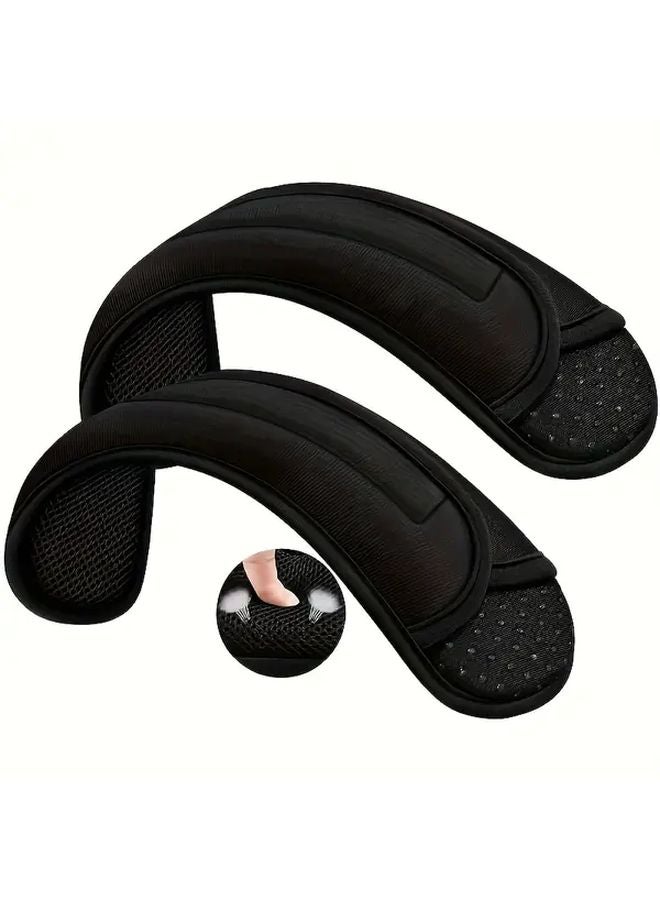 وسادة كتف سوداء عالمية لحقيبة الكمبيوتر المحمول، جيتار، حزام الأمان، كاميرا - 1 قطعة أو قطعتين - Image 5