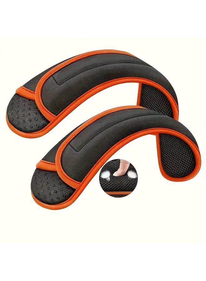 وسادة كتف سوداء عالمية لحقيبة الكمبيوتر المحمول، جيتار، حزام الأمان، كاميرا - 1 قطعة أو قطعتين - Image 3