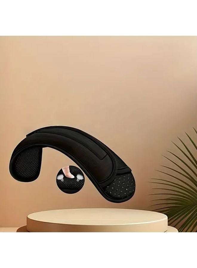 وسادة كتف سوداء عالمية لحقيبة الكمبيوتر المحمول، جيتار، حزام الأمان، كاميرا - 1 قطعة أو قطعتين - Image 1