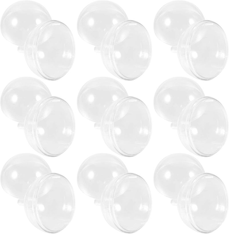 comfrt 95PCS Clear Chocolate Box Holder Round Chocolate Candy Truffle Wrappers Holders Plastic Flower Packaging Support Rack for Wedding Birthday Party Decorations - Image 1