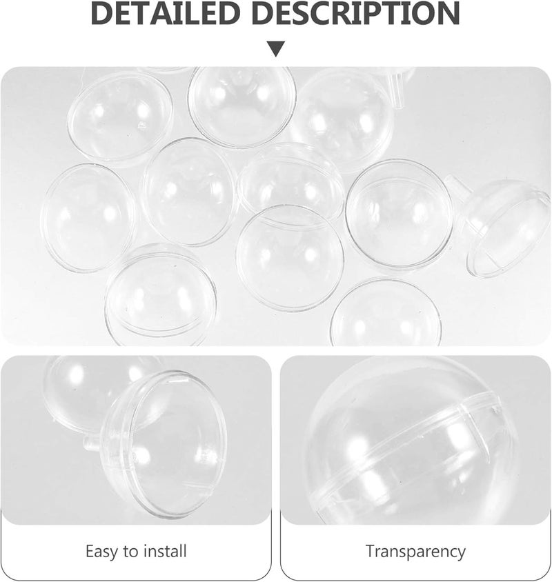 comfrt 95PCS Clear Chocolate Box Holder Round Chocolate Candy Truffle Wrappers Holders Plastic Flower Packaging Support Rack for Wedding Birthday Party Decorations - Image 3