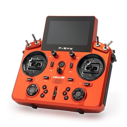 FrSky Tandem X20RS Radio Transmitter TD-ISRM RS Module Dual-Band 900M/2.4G Supports TW, TD, R9, ACCST D16 CNC Gimbals 8GB Storage 800×480 Touchscreen TTS & Vibration Feedback (Cherry Red) - Image 3