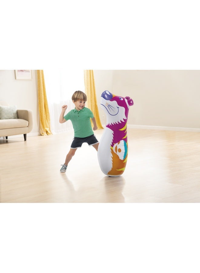 INTEX Inflatable Hit Me 3-D Toy | Assorted Punching Bag | Bounce-Back Action Toy for Active Fun | 3+ Years - 94cm x 56cm | 37" x 22" 13.5x 17.5cm - Image 4