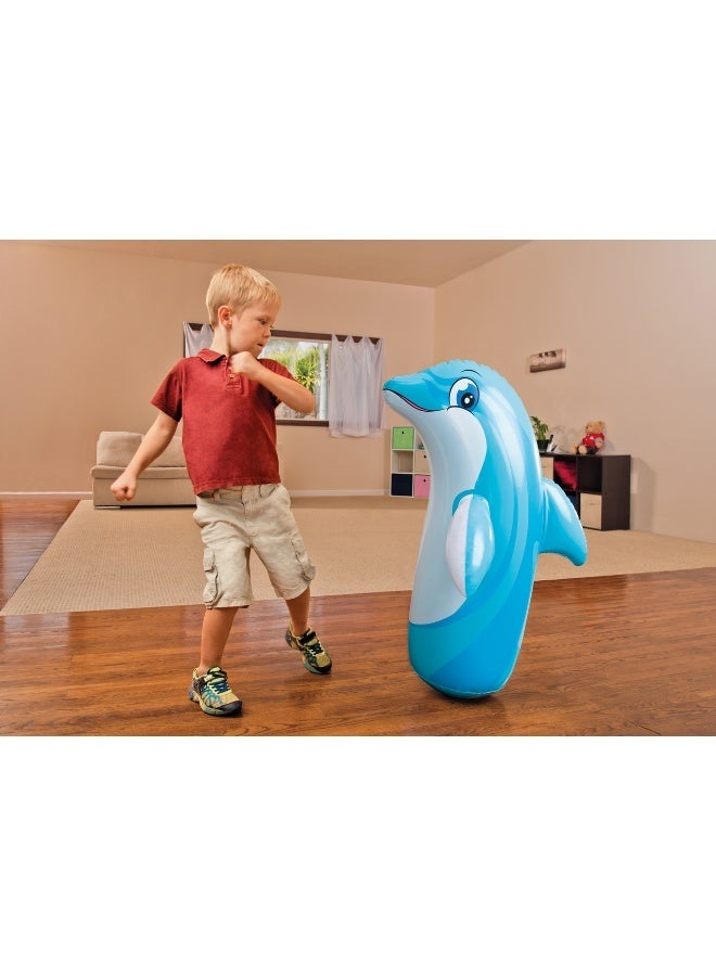 INTEX Inflatable Hit Me 3-D Toy | Assorted Punching Bag | Bounce-Back Action Toy for Active Fun | 3+ Years - 94cm x 56cm | 37" x 22" 13.5x 17.5cm - Image 3