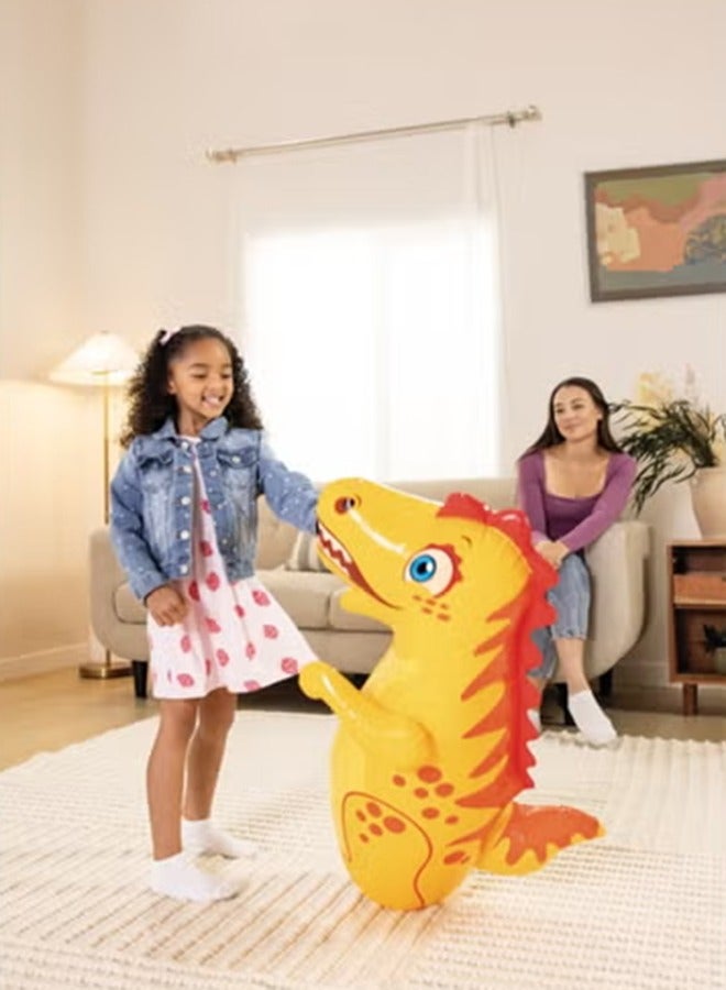 INTEX Inflatable Hit Me 3-D Toy | Assorted Punching Bag | Bounce-Back Action Toy for Active Fun | 3+ Years - 94cm x 56cm | 37" x 22" 13.5x 17.5cm - Image 2