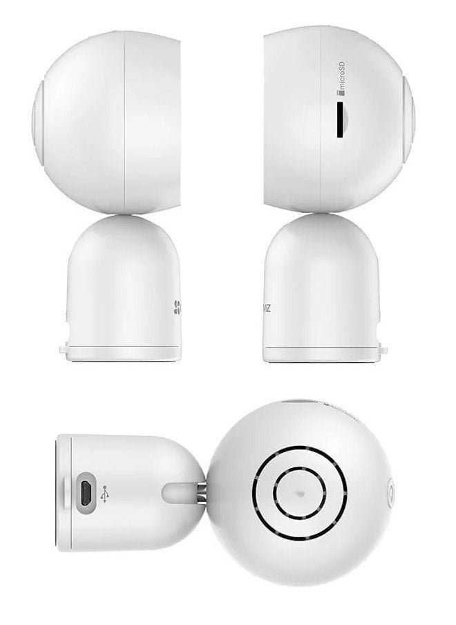 Camera - C1T Smart Indoor WiFi Camera FHD 1080 Two-Way Talk, Three Sound-Alert Modes, Motion Detection, Night Vision Up To 12 M, Support 256 Sd Card, Ezviz Cloud play Storage - Image 1
