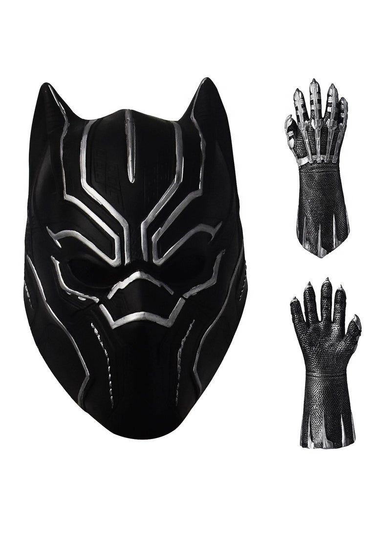 Black Panther Mask Black Panther Glove Party Dress Up Props  - Image 2