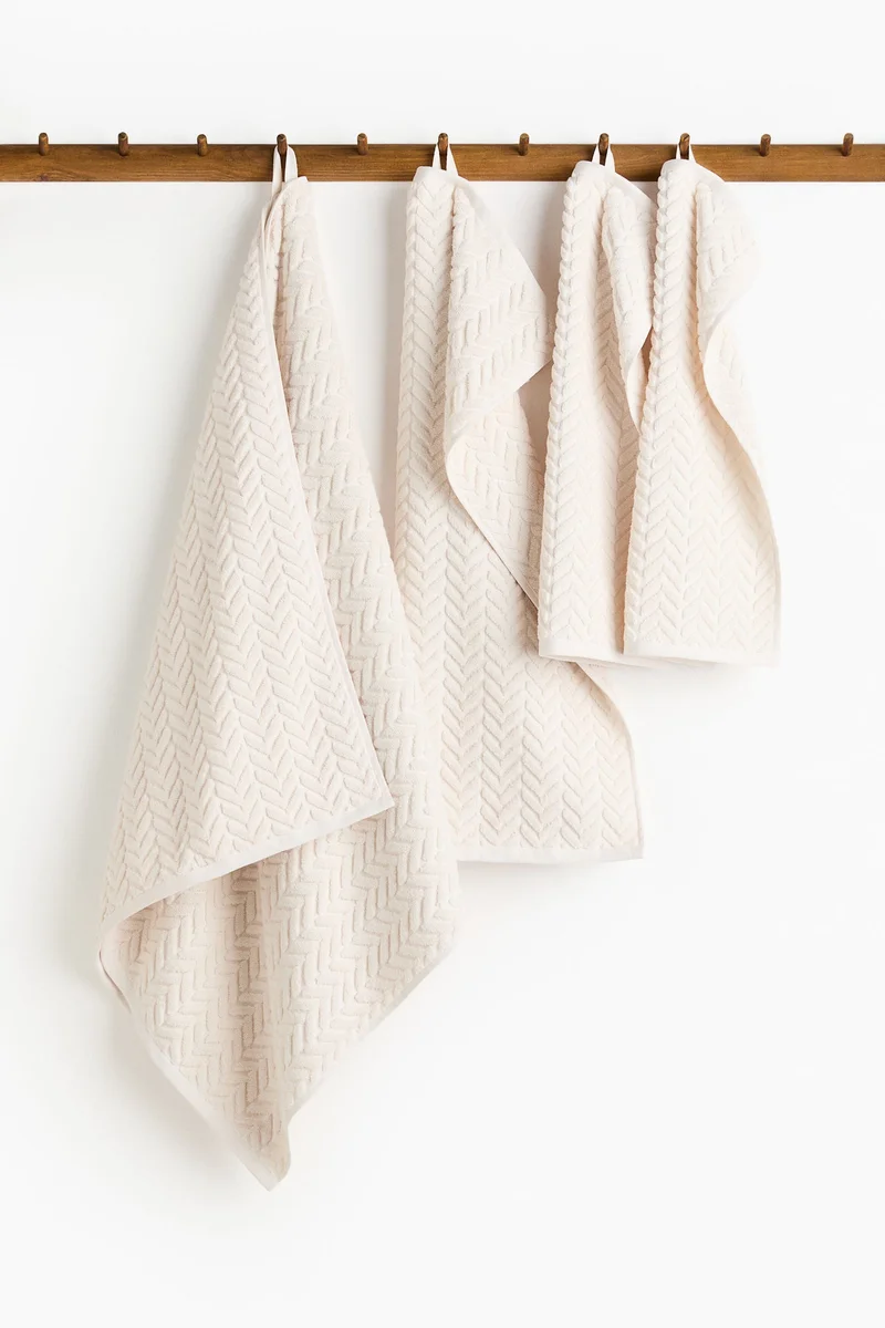 H&M 2-pack textured guest towels