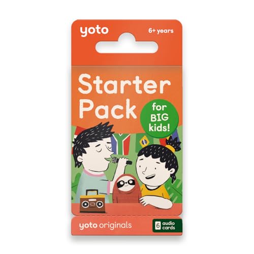 YOTO Starter Pack for Big Kids 6 Kids Audio Cards for Use with Player Mini Allin1 Audio Device Educational ScreenFree Listening with Fun Stories for Learning Interactive Quizzes Ages 6 - Image 1