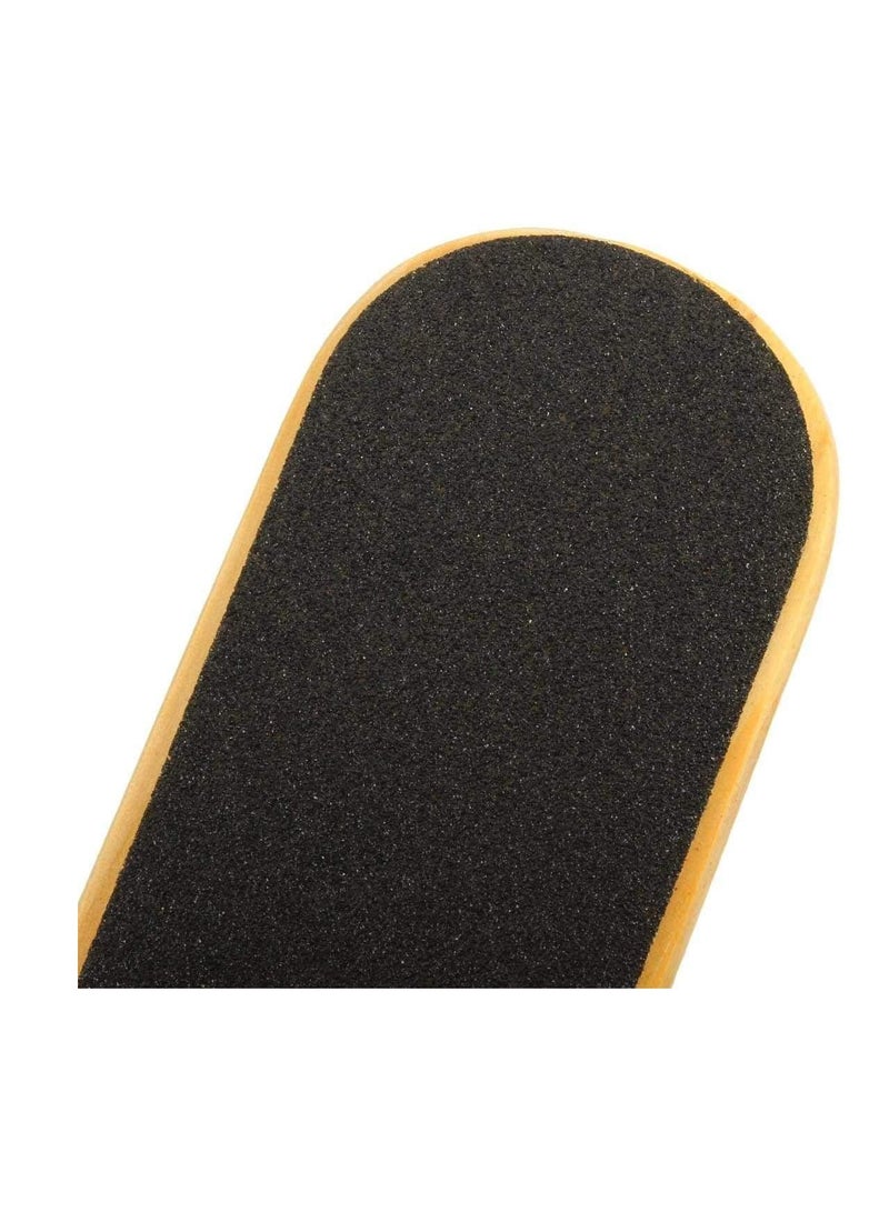 BLOOMING TIME Double Sided Wood Callus Remover Foot File - Black - Image 5