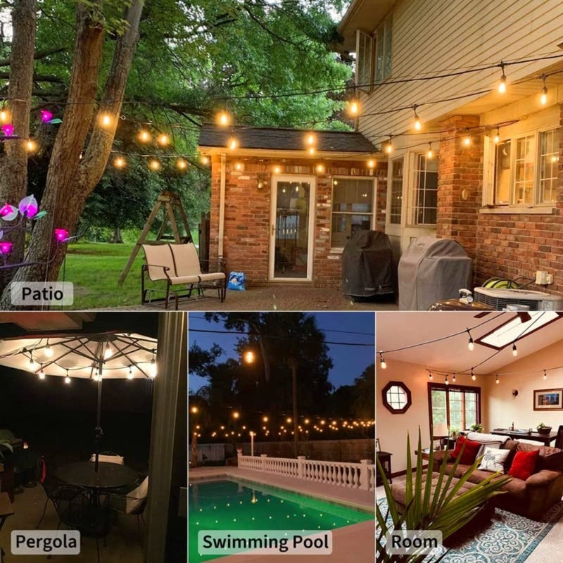 Outdoor indoor use, plastic S14 E27 LED bulbs, warm white 2700K, shatterproof and waterproof, AC220-240V, 25P 2W - Image 4