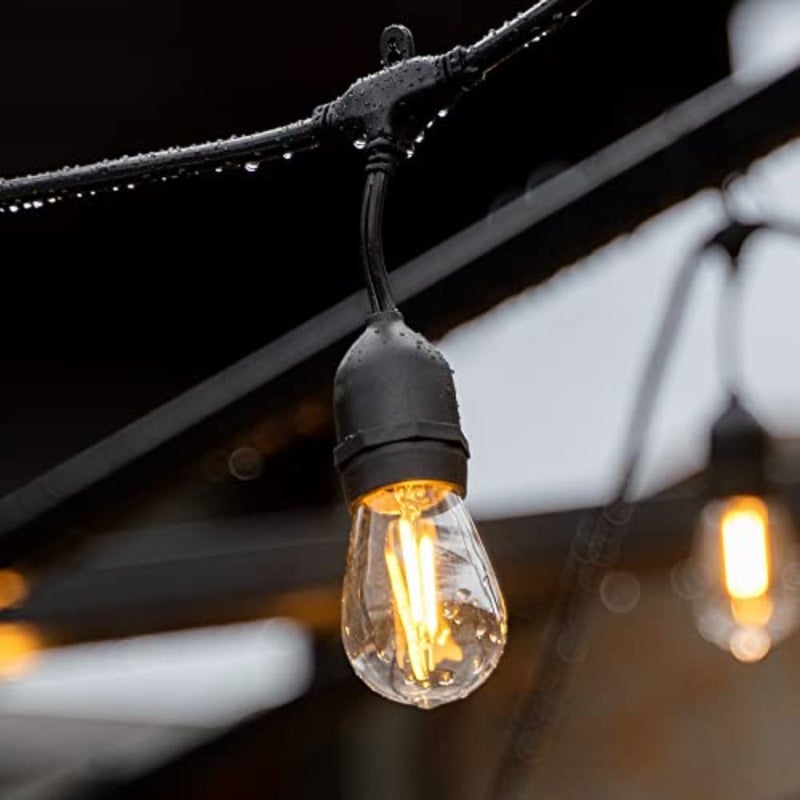 Outdoor indoor use, plastic S14 E27 LED bulbs, warm white 2700K, shatterproof and waterproof, AC220-240V, 25P 2W - Image 2