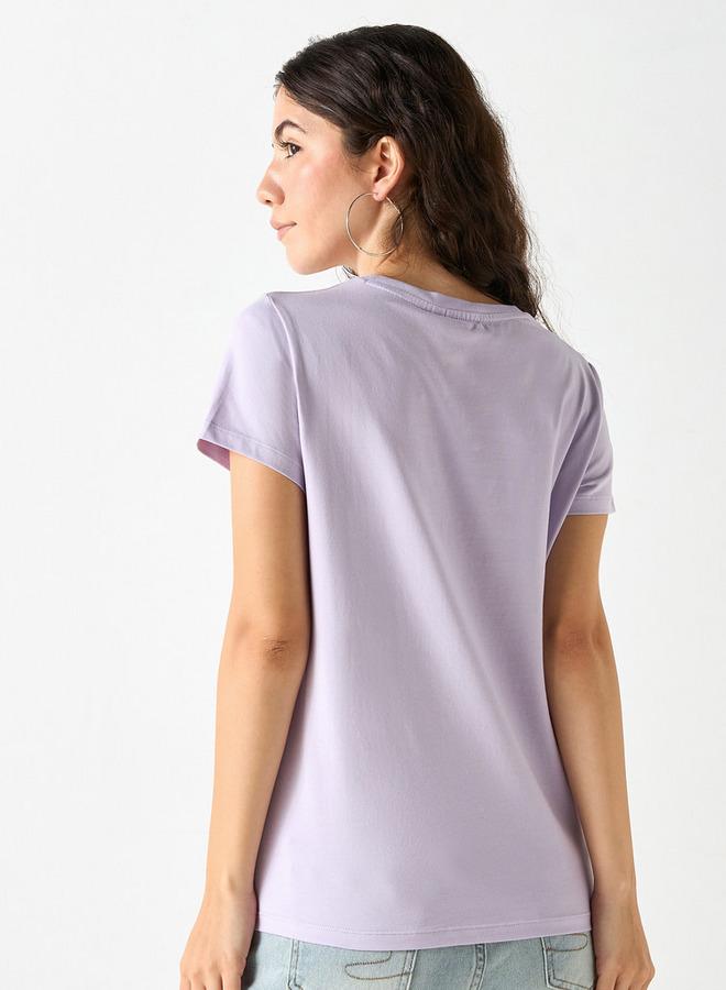 SP Characters Dragon Ball Print T-shirt with Crew Neck and Short Sleeves - Image 3