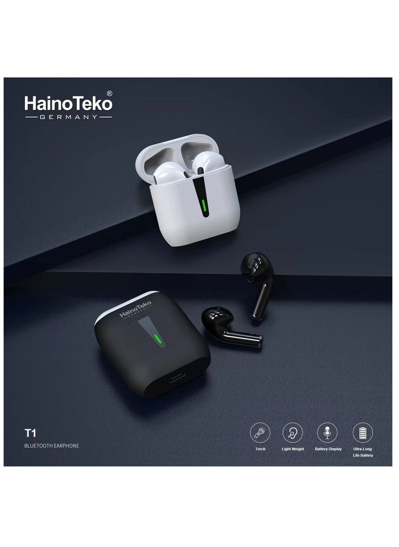Haino Teko - Germany T1 Wireless Earbuds For iPhones and Android - Image 1