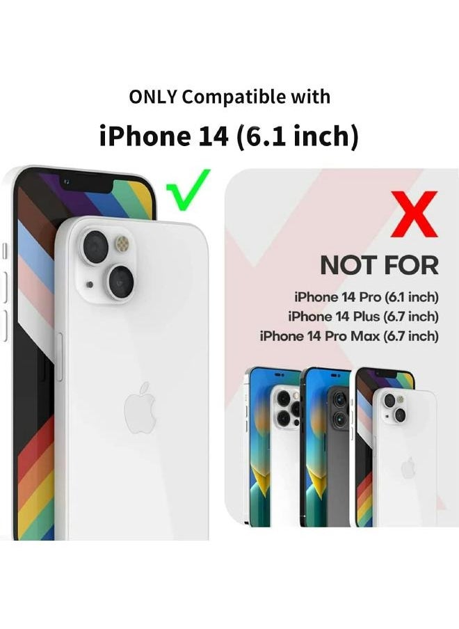 Generic - Magnetic MagSafe (3in1) Clear Magnetic Case for iPhone 14 with Screen Protector, Full Back Protection and Camera Lens Protector, Complete Coverage Set for Apple iPhone 14 - Image 1