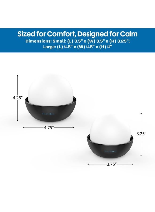 Bluestone Humidifiers, Set of 2 Stone Decorative Ceramic Natural Water Humidifier, Non-Electric Battery Free for Bedrooms, Great for Babies by - Image 3