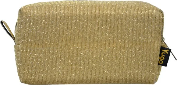 Yuga Makeup Bag Silvery Light Yellow