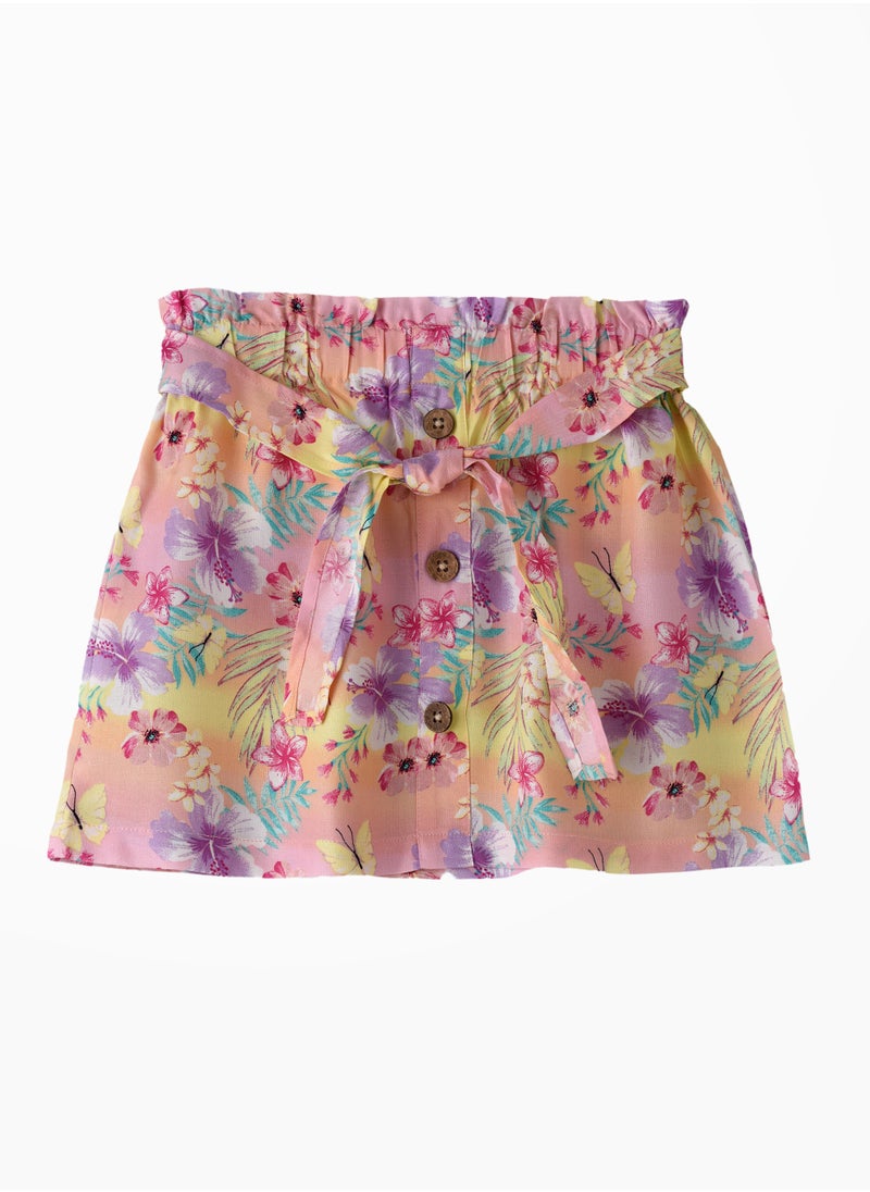 Jelliene Sunshine Twirls: Girls' Flowy Skirt Breezy Comfort & Summertime Flair  - Image 1