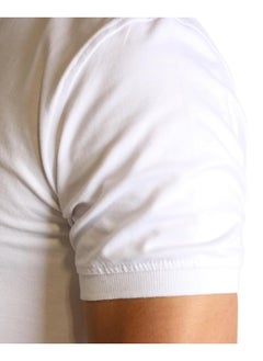 BAREQ ALMODA V-Neck T-Shirt Comfortable Cotton Fabric 100% Made in Turkey  - Image 4