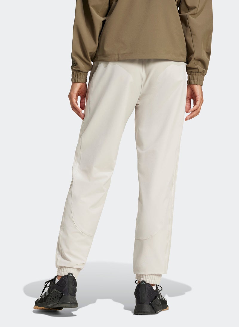 Adidas Pacer All Gym 3 Stripes Woven Mid-Rise Joggers  - Image 2