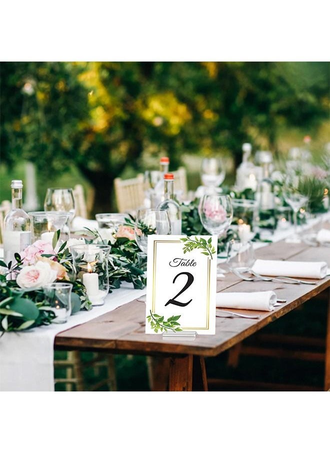 Ant 12-Piece Clear Acrylic Stands, Place Card Holders Table Number Stands Card, Display Stand for Dining Table Shop Office Wedding Photo Painting Business Card Holder 50*30*10mm  - Image 3