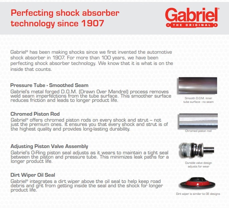 Gabriel 143160 Strut and Shock Hardware Kit - Image 2