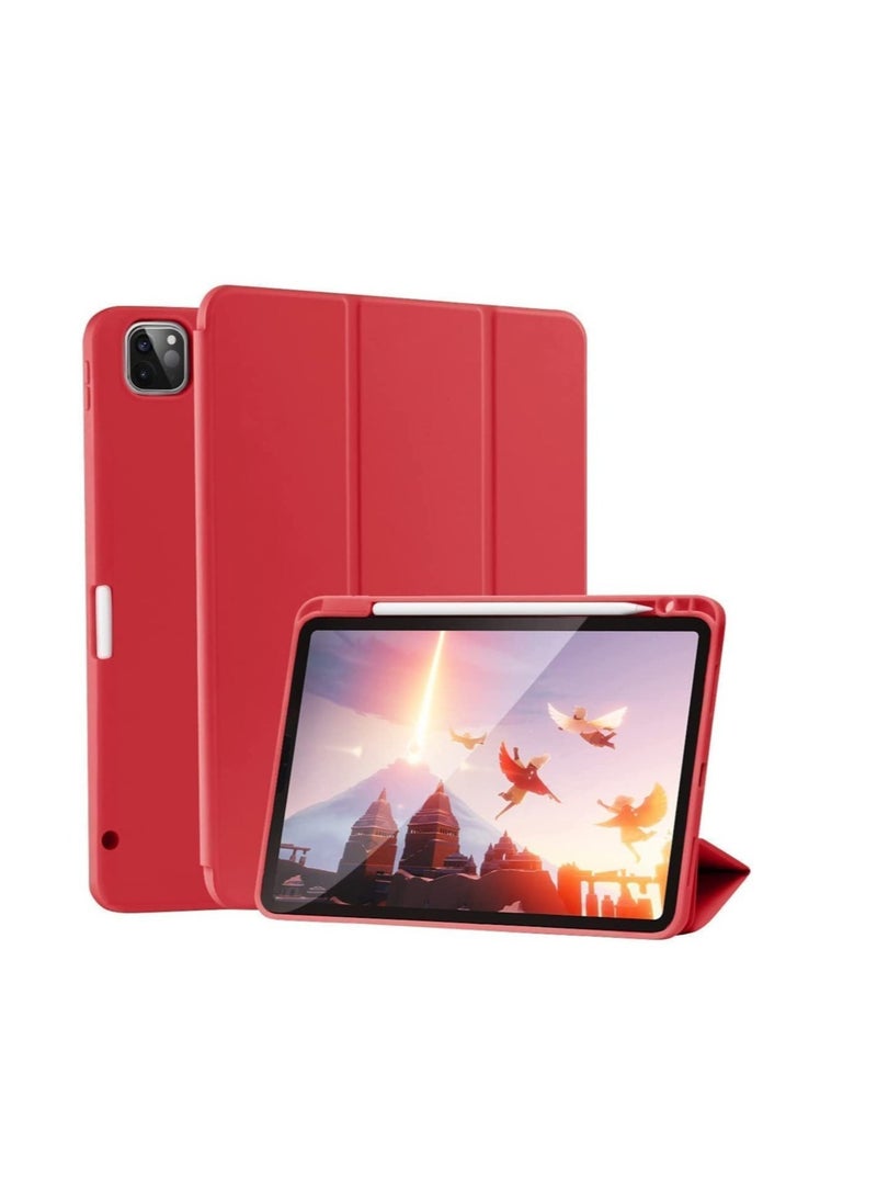 Case for iPad Pro 11 Inch 2021(3rd Gen)/2020(2nd Gen) with Pencil Holder [Support iPad 2nd Pencil Charging/Pair] Slim Trifold Stand, Smart Protective Case Cover - Image 4