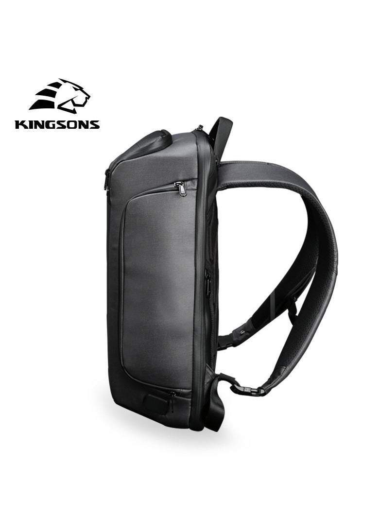 kingsons حقيبة ظهر سفر بشحن USB 15 بوصة - Image 3
