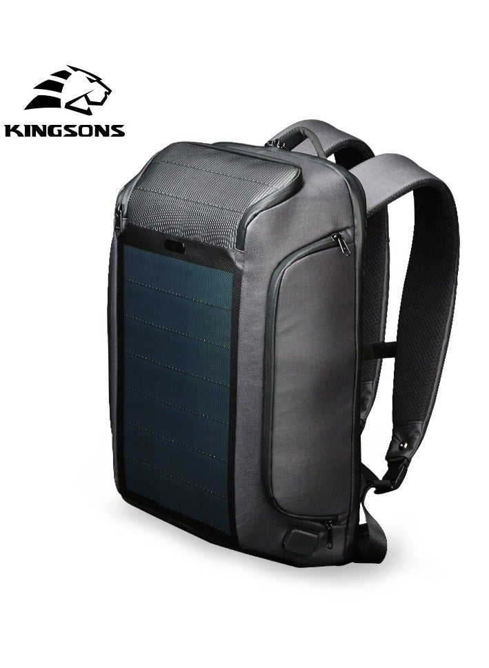 kingsons حقيبة ظهر سفر بشحن USB 15 بوصة - Image 2
