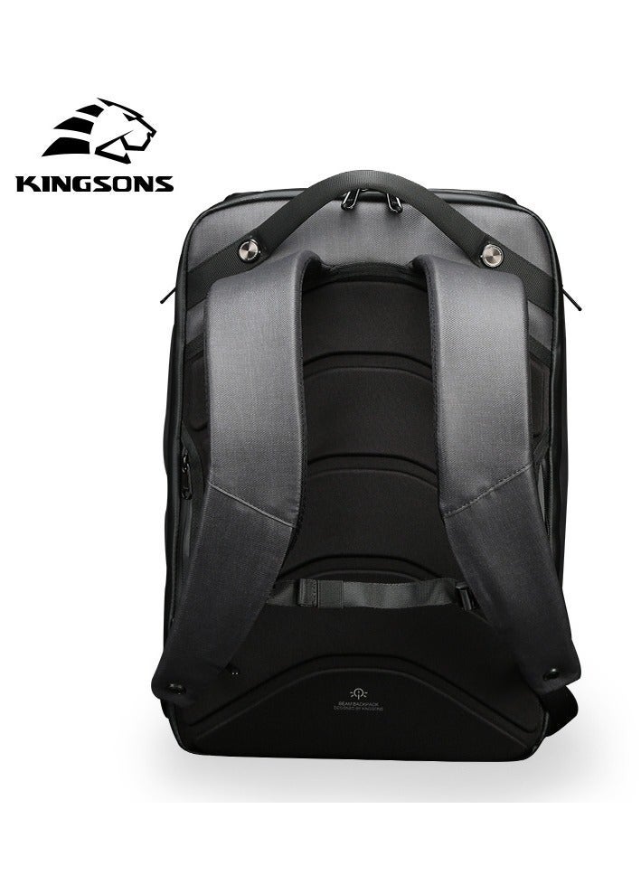 kingsons حقيبة ظهر سفر بشحن USB 15 بوصة - Image 4