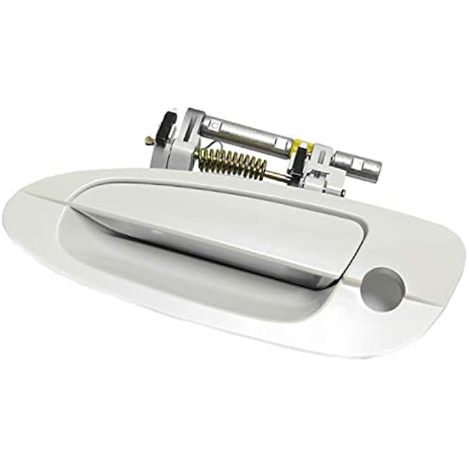 ريحني متوافق مع نيسان أمامية على الجانب الأيسر من السائق 20022006 ألتيما QX3 ساتان وايت لؤلؤي خارجي، مقبض باب خارجي 2002 2003 2004 2005 2006 - Image 2