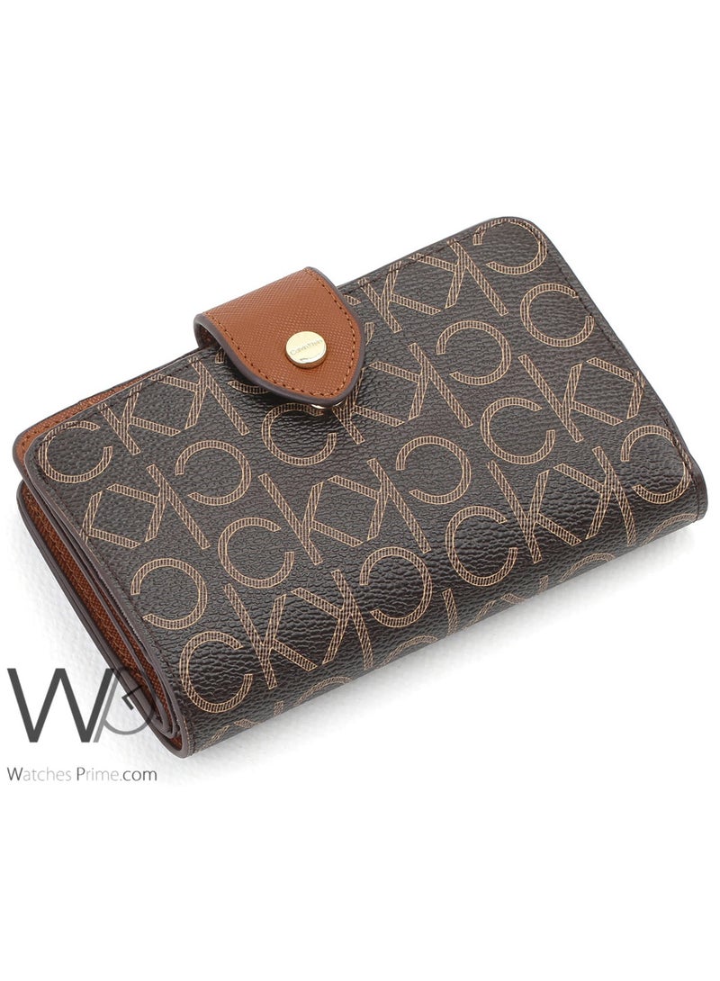 Calvin Klein Jeans Ck Calvin Klein Women Wallet Brown Genuine Leather  - Image 2