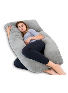 BLOOMING TIME U Shaped Maternity Pillow - Side Sleeper Pillow - Body Pillow,Support Body Pillow For Back Pain Sleepers  - Image 1