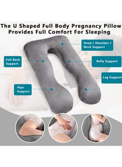 BLOOMING TIME U Shaped Maternity Pillow - Side Sleeper Pillow - Body Pillow,Support Body Pillow For Back Pain Sleepers  - Image 3