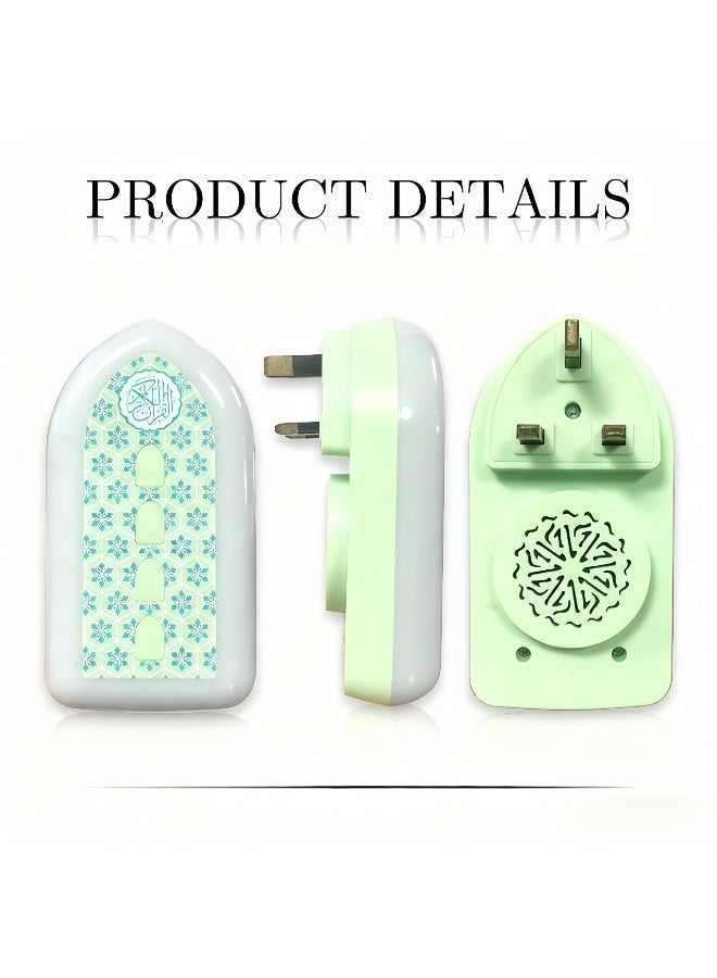 Intelligent Plug-In Quran Speaker with Adjustable Light & 24-Hour Playback – 64 Surahs Playback for Prayer, Ramadan, Home Decor & Relaxation - Image 5