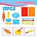 Toyze Playdough Tool Set for 38 Year Olds 30Piece Playdough Accessory Kit with Animal Molds Rolling Pin Storage Box STEM Educational Gift for Boys Girls Birthday Christmas Party Favor - Image 4