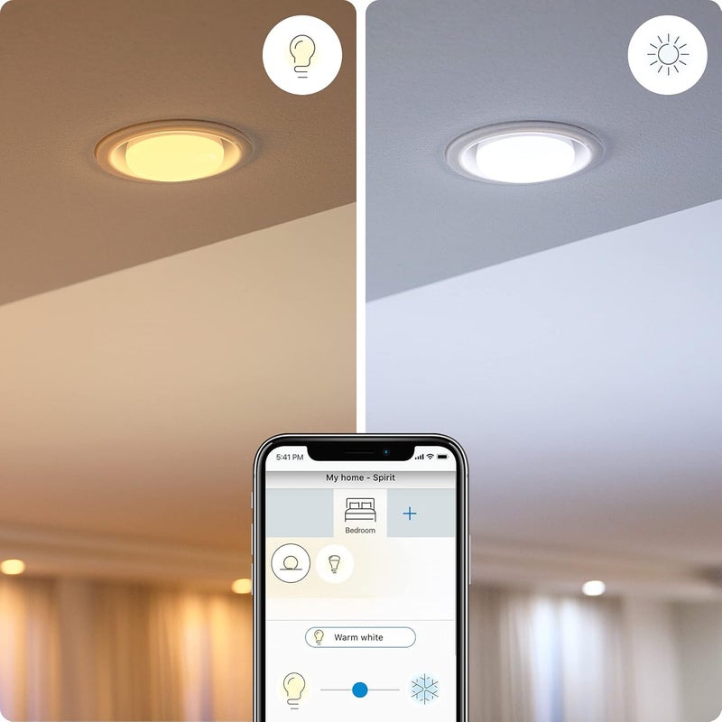 ويز Colour Smart Connected WiFi 1M شريط إضاءة LED قابل للتمديد [النسخة الأوروبية] – يمكن التحكم فيه عبر تطبيق لإضاءة المنزل الداخلية، غرفة المعيشة، غرفة النوم والديكور، باللون الأبيض. - Image 2