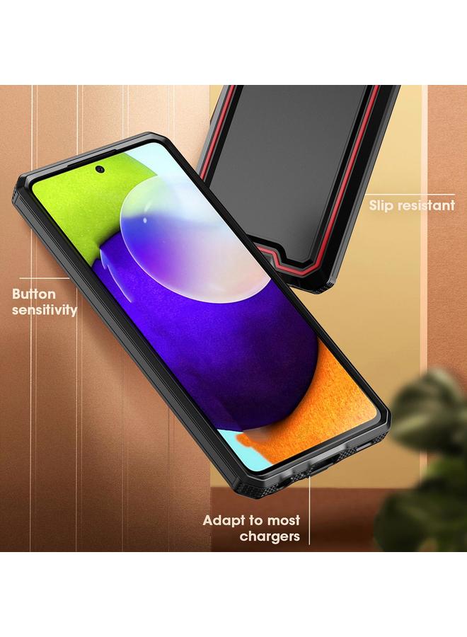 S-TOP Case For Samsung Galaxy A52 4G&5G / A52S Armour Two-color TPU + PC Phone Case - Image 4