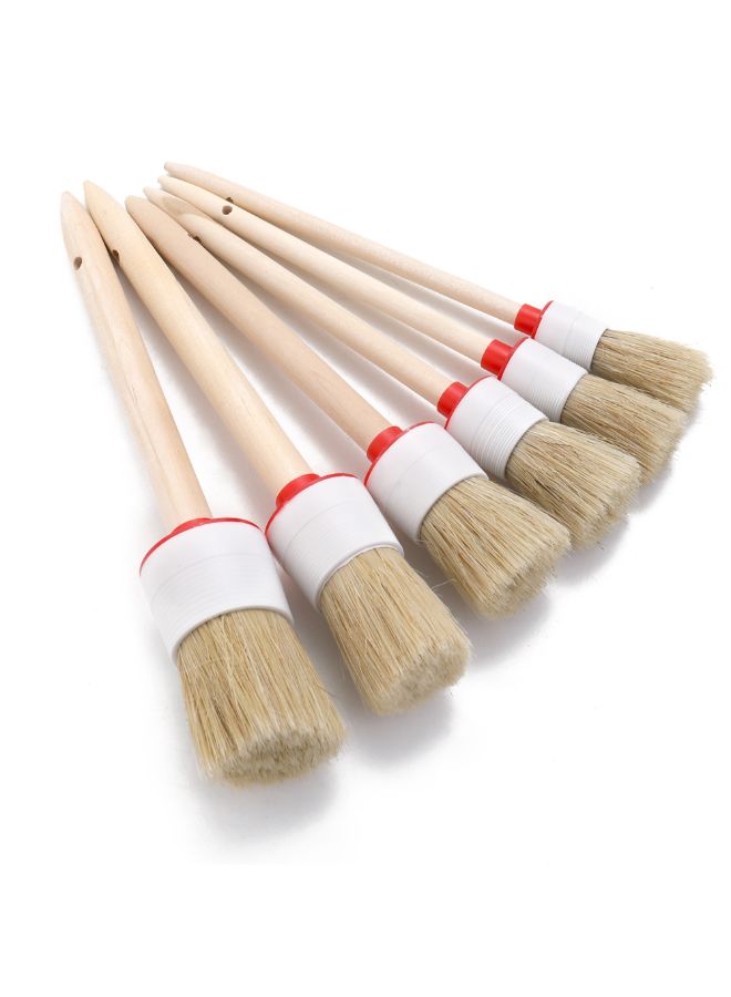 MUNTAQI 6-Piece Car Brush Cleaning Tool Set - Image 4