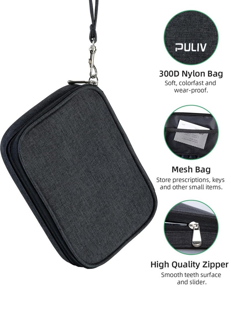 general 4 Times One Day Pill Organizer With 7 Day Pill Cases Removable Pill Box Portable Waterproof Moisture Pill Sorters to Store Vitamin, Medication - Image 5