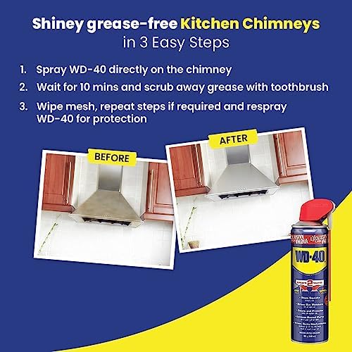WD-40 Smart Straw 500ml | Multipurpose Spray to Clean Rust, Limescale, Jams, Stains, Hinges, Chains and Surfaces | All Purpose Cleaner for Home Improvement, Loosen Stuck & Rusted Parts | From Pidilite - Image 5