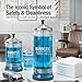 BARBICIDE Disinfectant Jar â€“ Durable Glass Immersion Container with Stainless Steel Lid and Tray â€“ Professional Tool Sanitizer for Combs, Brushes, Nail Tools & Implements - (MidSize - 21 Fl Oz) - Image 3