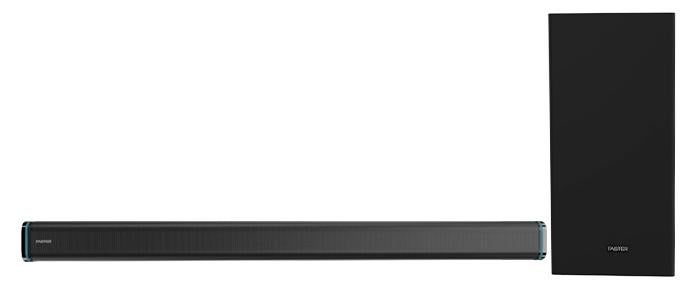 Faster T3000 2.1 CH Home Theater Soundbar Speakers - Wired Subwoofer & Wireless Soundbar Portable Speaker with RGB - 160W Powerful Audio Output - Deep and Thrilling Bass, Digital Embedded - Supporting Bluetooth 5.0, HDMI, AUX, USB, TV ARC, PC - Image 1