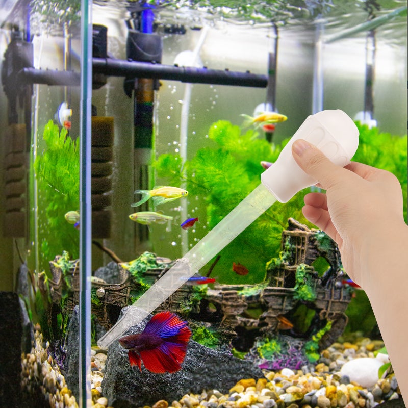 🐾 منظف شفط فعال لمخلفات الأسماك للأحواض الصغيرة - Image 5
