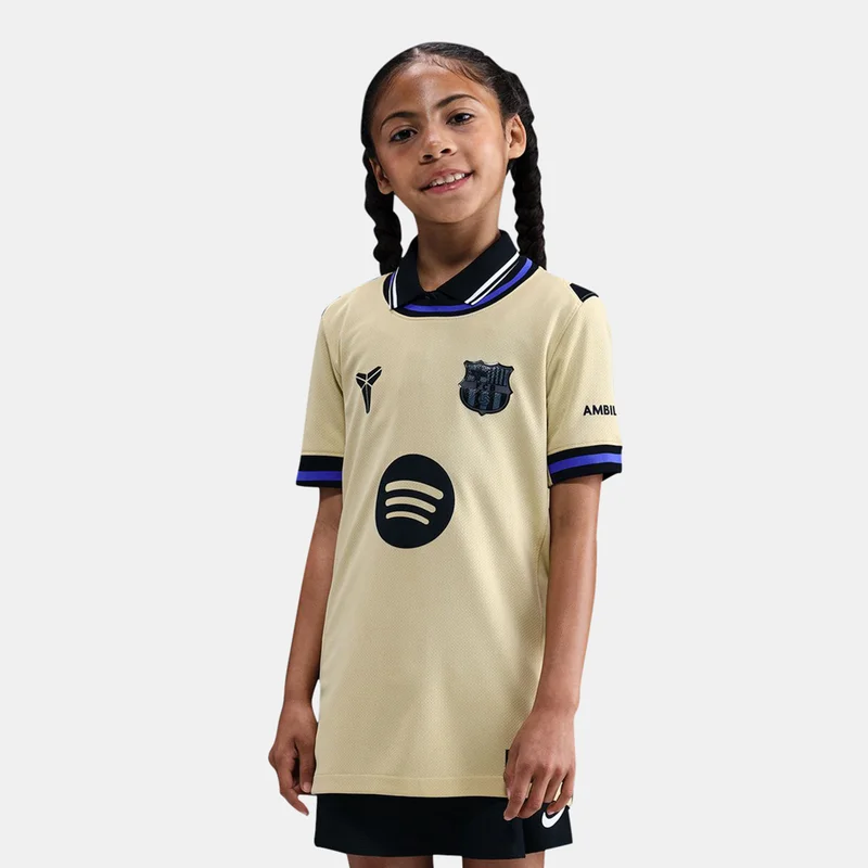 Nike Kids' FC Barcelona 25/26 Away Replica Football Jersey