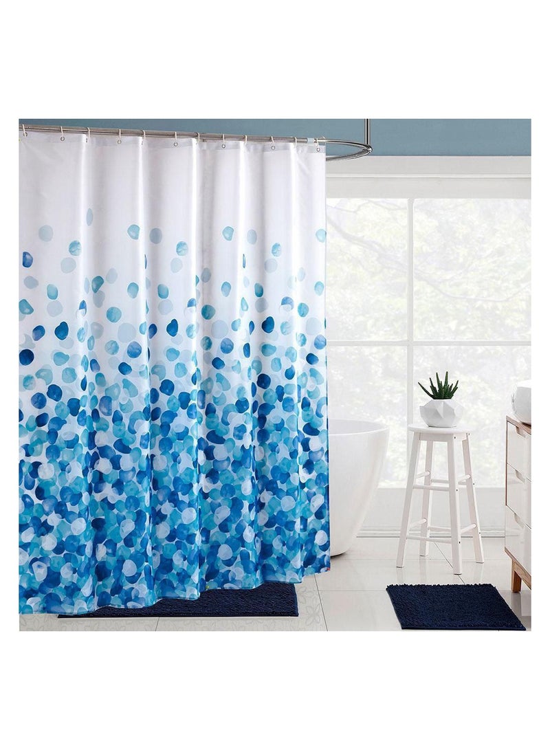 ستارة الدش مانعة للماء متضمنة حلقات للحمام - 180 * 180 سم - Image 5