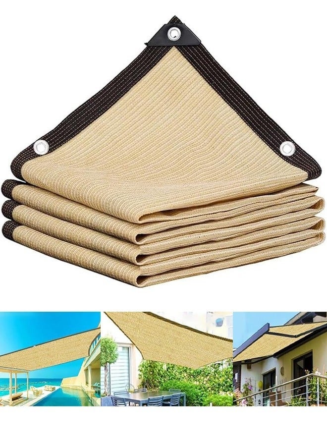 Bukela Sun Shade Sail Canopy Rectangular Curved Canopy 95% UV Block Permeable 185GSM Sail Shade Cover for Patio Garden Pergola Backyard Outdoor Facility & Activities - Image 1
