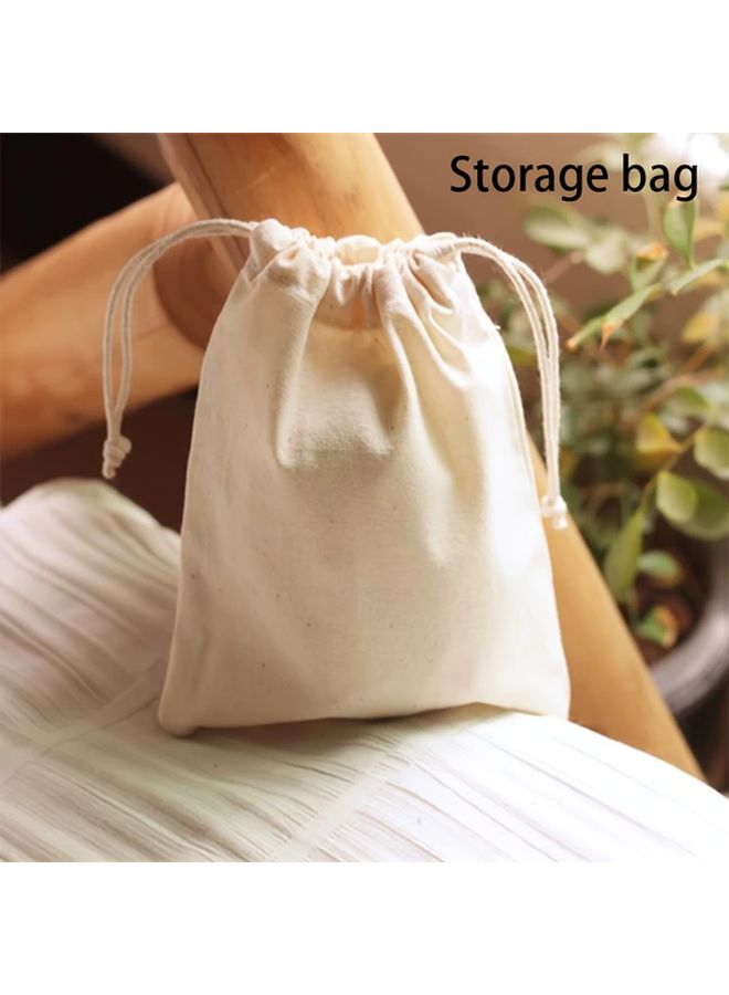 21 Pcs Reusable Drawstring Fabric Bags 17x23cm Gift Storage Pouch For Jewelry Cosmetics - Image 1